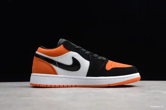 Rep Kickmax Jordan Low 553558-128 Air 1 Backboard Shattered 0513